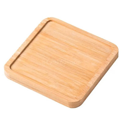 Daugiafunkcis augalų vazonų laikiklis Ovalus bambuko medžio augalų padėklas Vonios kambarys Šampūno padėklas Apvalus augalų drenažo padėklas