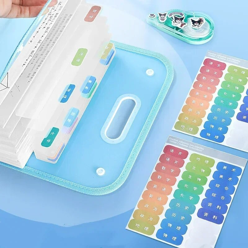 13-slojna torba za pohranu datoteka Prijenosna A4 aktovka za pisma i dokumente Torba za pohranu isječaka za datoteke Studentska mapa za papir Organizator stola