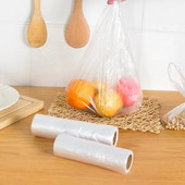 Plastična vrećica za hranu od 100 komada s ručkom, jednokratna vrećica za čuvanje hrane za kuhinju, vrećica za čuvanje svježine