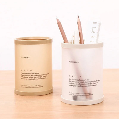 Cilindrinis nuimamas stalinis rašiklio laikiklis Biuro priedai Pieštukų stovas Dėklas Dėžutė Kanceliarinės prekės Mokytojo dovanos