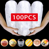 10/50/100 DB Színes Saran Wrap Eldobható Élelmiszer Takaró Élelmiszer minőségű Gyümölcs Frissen eltartható műanyag zacskó Konyhai kiegészítők