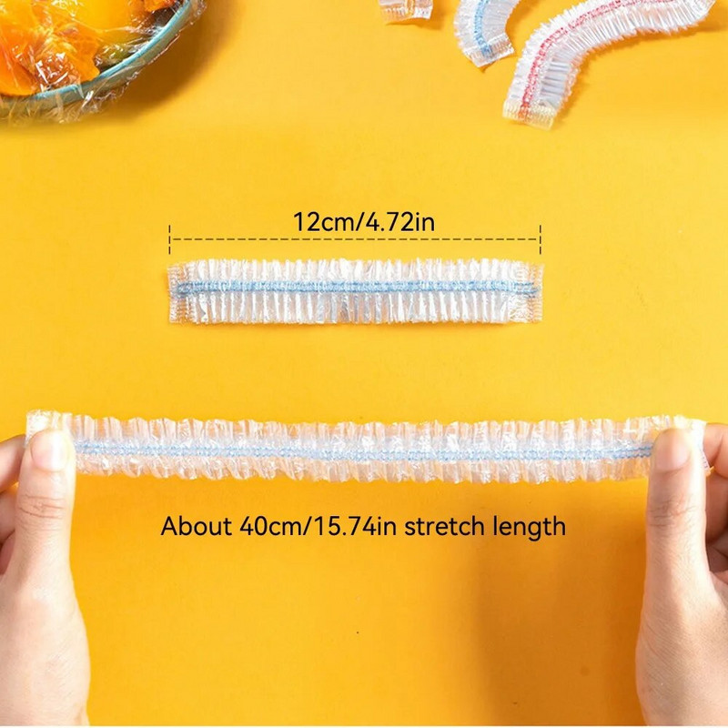 10/50/100 ΤΕΜ. Colorful Saran Wrap Κάλυμμα φαγητού μίας χρήσης Food Grade Fruit Φρέσκια πλαστική σακούλα Αξεσουάρ κουζίνας