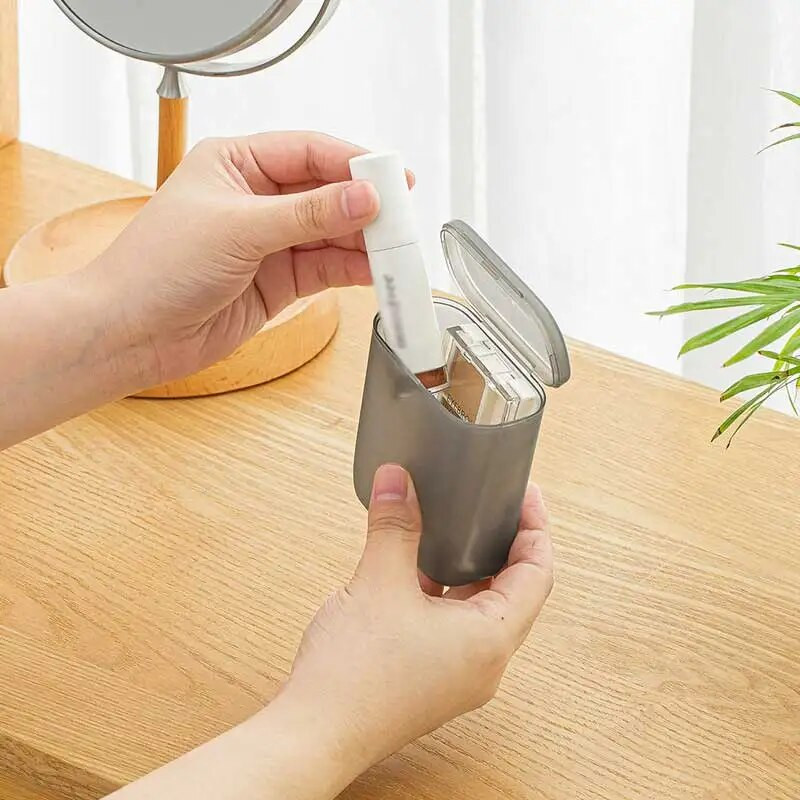 Prijenosni podatkovni kabel Kutija za pohranu Stolni organizator Putna kuća Prozirna kutija otporna na prašinu Punjač za slušalice Držač žice