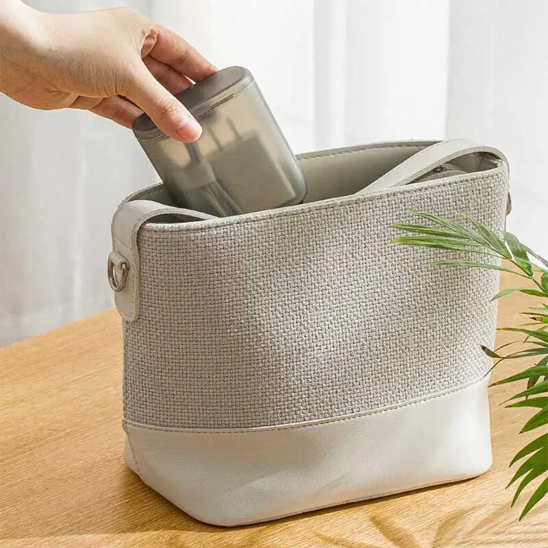 Prijenosni podatkovni kabel Kutija za pohranu Stolni organizator Putna kuća Prozirna kutija otporna na prašinu Punjač za slušalice Držač žice