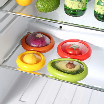 Хладилник за хладилник Аксесоари Кутия за съхранение за кухненска организация Зеленчуци Многократно използвани контейнери за храна Капак Органайзери