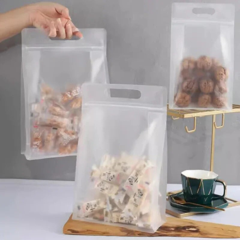 2/3/5 vnt. Daugkartinio naudojimo maišeliai maisto saugojimui Neperšlampami užtrauktuku užsegami maišeliai Virtuviniai vaisiai Grūdai Šviežiam Laikyti konteineriai Rūšiuoti Sandėliavimo metmenys