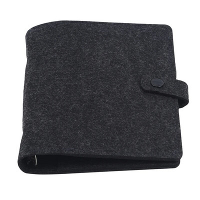 A5 A6 Bilježnica od tkanine od filca Loose Leaf Bilježnica Papirni rokovnik Unutarnja stranica Uvez s prstenom Dopisnica Poklon Putnički dnevnik