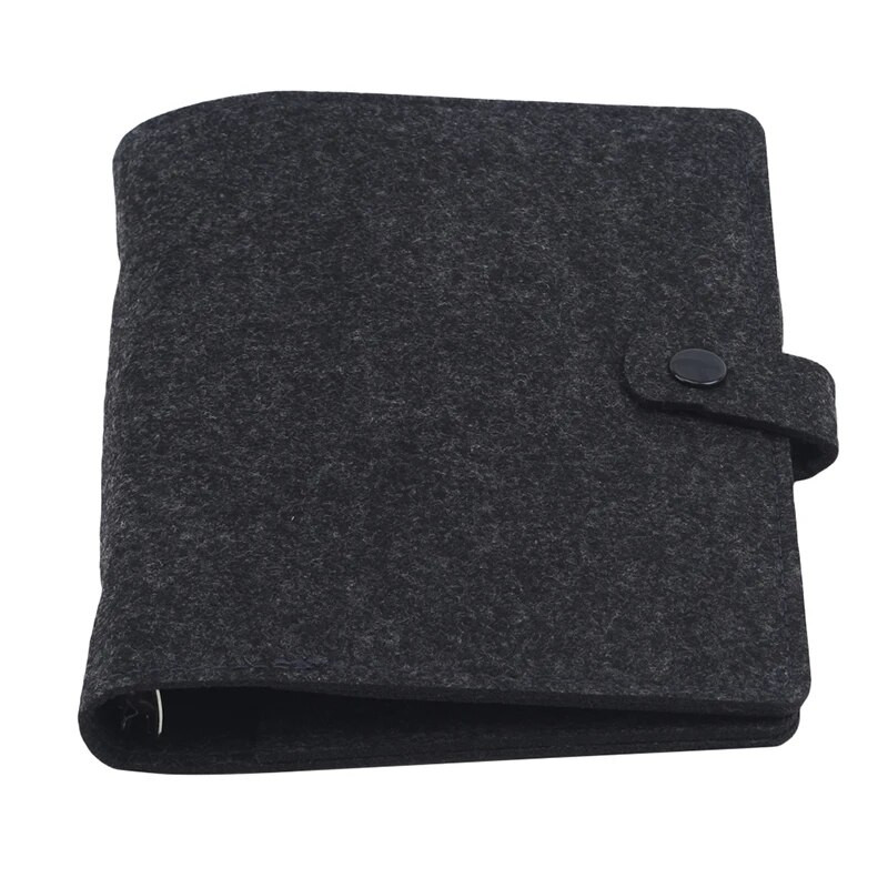 A5 A6 Bilježnica od tkanine od filca Loose Leaf Bilježnica Papirni rokovnik Unutarnja stranica Uvez s prstenom Dopisnica Poklon Putnički dnevnik