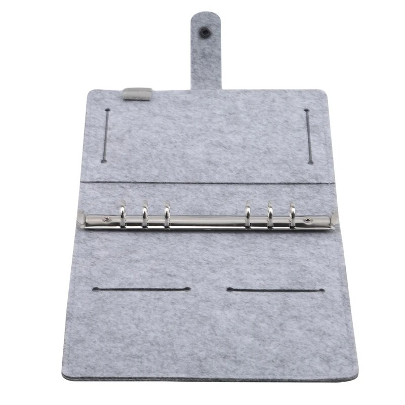 A5 A6 Bilježnica od tkanine od filca Loose Leaf Bilježnica Papirni rokovnik Unutarnja stranica Uvez s prstenom Dopisnica Poklon Putnički dnevnik