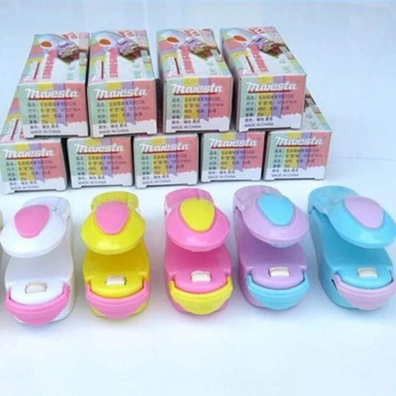 Mini šilumos maišelio sandariklis Rankinis plastikinių maišelių sandariklis Nešiojamas šilumos sandarinimo aparatas Maisto taupymo užkandžiai Laikyti švieži priedai