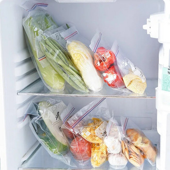 Чанта за съхранение на храна Хладилник Запечатана торба за съхранение на свежест Съхранение на зеленчуци и плодове Консервация чрез замразяване Запечатани торби с цип