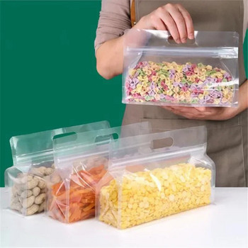 Чанта за консервиране на храна Непропусклив контейнер Чанта за съхранение на храна Многократна торба с вертикално запечатване Устойчив на влага и непропусклив