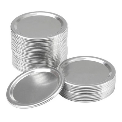 10 bucăți/set capace pentru borcane cu gură largă Inele metalice pentru borcane potrivite pentru borcane MASON Capace pentru borcane pentru conservare depozitare de schimb Solid 85AD