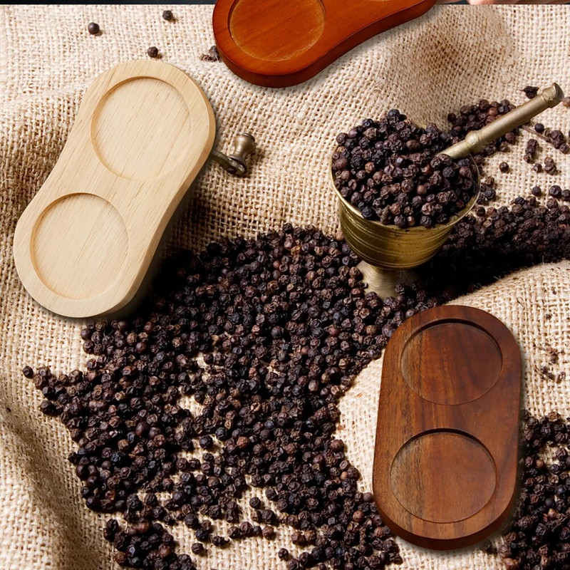 Pipraveski kandik, bambusest teealus, soola-piprašeiketi alus, puidust köögihoidik, bambusest puidust potti kandik köögitööriistad