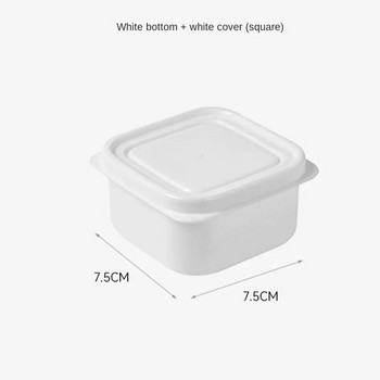 Прозрачна хладилна кутия за консервиране Квадратна хранителна пластмасова разделена кутия за съхранение Запечатана студоустойчива кутия за запечатване на храна