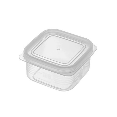 Cutie transparentă de conservare a frigiderului Cutie pătrată de depozitare din plastic de calitate alimentară, cutie sigilată, rezistentă la frig.