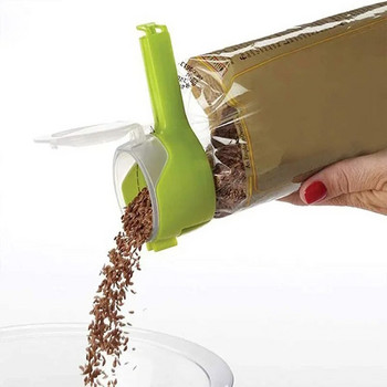 Κλιπ σφραγίδας σνακ Φρέσκια σφιγκτήρας σφραγίδας Πλαστικό βοηθητικό τροφοδοτικό στεγανοποίηση Τεχνουργήματα Ταξιδιωτική κουζίνα
