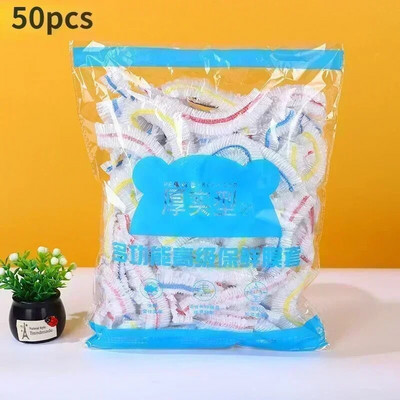 50/100/200 tk Saran Wrap värviline ühekordselt kasutatav toidukate Toidukvaliteediga Värskelt säiliv kilekott Köögi külmiku tarvikud