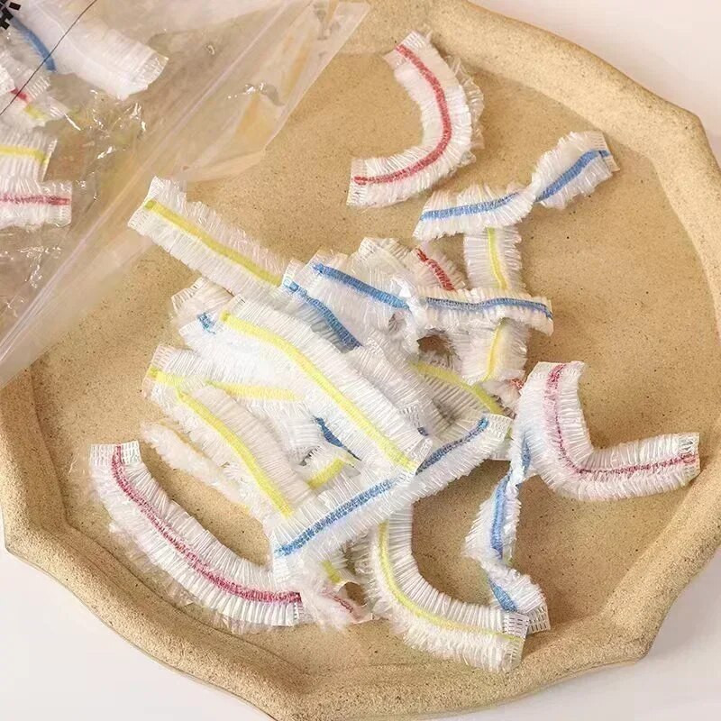 50/100/200 tk Saran Wrap värviline ühekordselt kasutatav toidukate Toidukvaliteediga Värskelt säiliv kilekott Köögi külmiku tarvikud