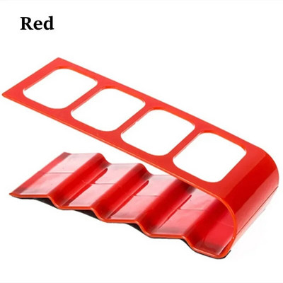 „Creative Four Grid“ nuotolinio valdymo pultelis, laikymo lentyna, laikymo dėžutė, plastikinis stalinis stovas, namų saugojimo organizavimas