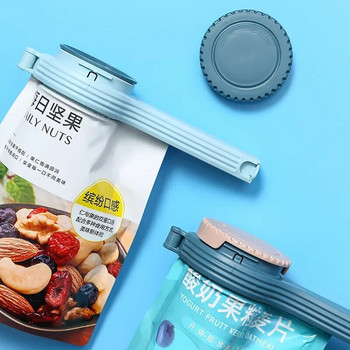 Seal Pour Food Storage Bag Clip Snack Κλιπ σφράγισης Fresh Keeping Sealer Clamp Πλαστικό Helper Food Saver Ταξιδιωτικές συσκευές κουζίνας