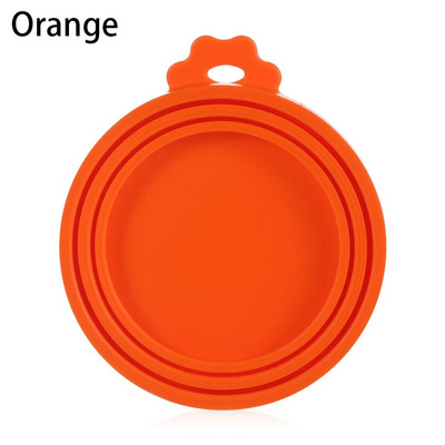 Capac de etanșare reutilizabil 3 în 1 din silicon Depozitarea alimentelor Păstrați cutii proaspete Capac pentru cutii pentru animale de companie Capac pentru cutie de top Accesorii de bucătărie rezistentă la mucegai fierbinte