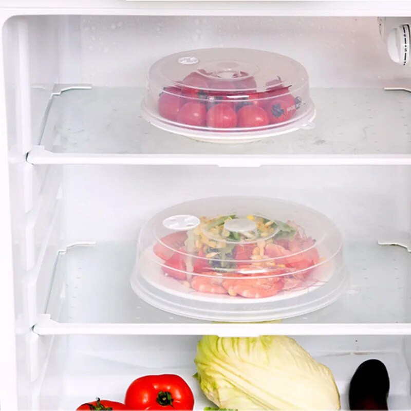 Φούρνος μικροκυμάτων Ειδικό καπάκι πλάκας με προστασία από λάδια θέρμανσης με αεραγωγούς ατμού Σφράγιση επάλληλων πιάτων Εργαλεία προστασίας από πιτσιλίσματα