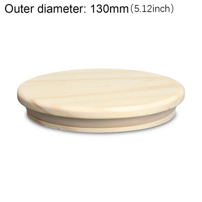 70mm/86mm újrafelhasználható bambusz fa fedelek befőttesüveg fedél szalmalyukkal szilikon tömítőgyűrű széles szájú csésze fedők sapkák dekor kézművesség