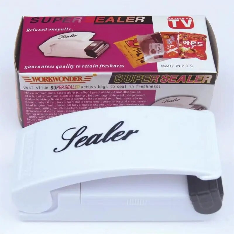 Mini plastikinių maišelių sandarinimo mašina Užkandžių sandarinimas Patogus didmeninis laikymo maišelio gnybtas karšto sandarinimo laikymo mašinos virtuvės prietaisai