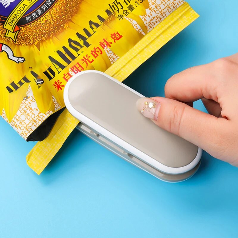 1 KOM Mini prijenosni uređaj za zavarivanje, stroj za toplinsko zavarivanje paketa za zatvaranje vrećica, termoplastična zatvaranje vrećica za hranu bez baterija