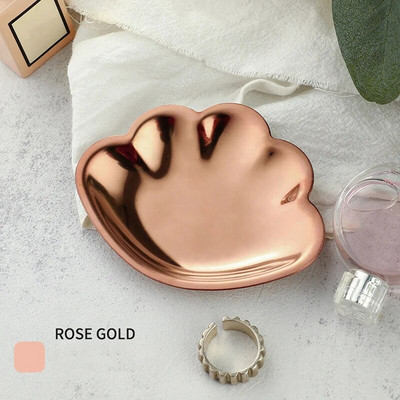 Kandik roostevabast terasest kestast ehtetaldrik Tüdruk Väikese magamistoaga kosmeetika hoiutaldrikud Kodumajapidamises kasutatavad metallist kandikud Dekoratiivsed tarvikud