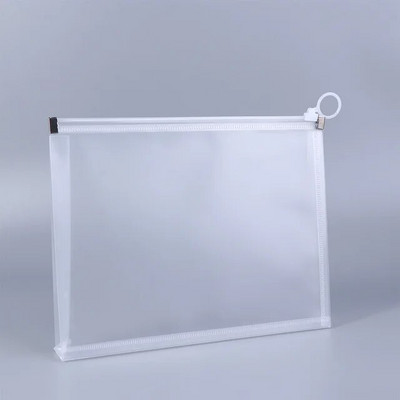 Θήκη αποθήκευσης γραφικής ύλης Διαφανής τσάντα εγγράφων A4 A5 A6 Γραφείο Θήκη αρχείου γραφείου Σχολικός φάκελος Θήκη με φερμουάρ Θήκη Βρόχου Οργάνωση