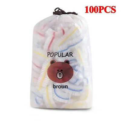 50/100 buc. Capac pentru alimente de unică folosință, ambalaj din plastic, pungă elastică pentru alimente pentru boluri cu fructe, capace de calitate alimentară, pungă de economisire pentru păstrarea proaspetelor de bucătărie