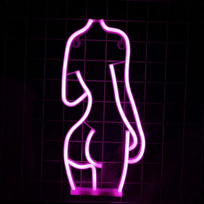 Sexy Lady Led Φώτα νέον επιγραφής στον τοίχο Παμπ παμπ Έργα τέχνης Night Light Club Διαφημιστικά Φώτα Νυχτερινής Διακόσμηση πάρτι