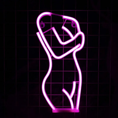 Sexy Lady Led Φώτα νέον επιγραφής στον τοίχο Παμπ παμπ Έργα τέχνης Night Light Club Διαφημιστικά Φώτα Νυχτερινής Διακόσμηση πάρτι