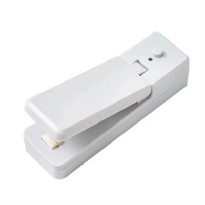 Mini műanyag zacskó lezáró gép tárolótáska kapcsos USB újratölthető tömítőgép Hordozható pecsételő élelmiszer-snack konyhai eszközökhöz