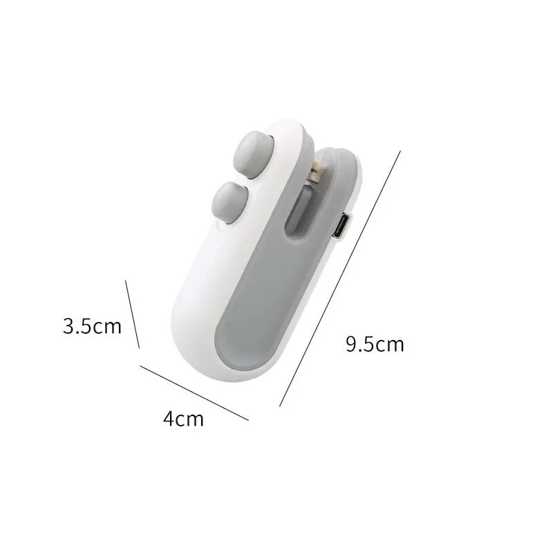 Maišelio sandariklis Nešiojami plastikinių maišelių sandarinimo mašinos spaustukai Įkraunami daiktai buitiniams prietaisams pakavimo reikmenų maišeliai