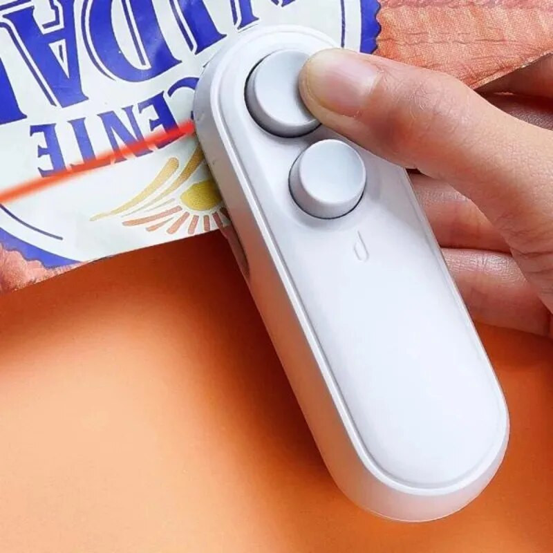 Maišelio sandariklis Nešiojami plastikinių maišelių sandarinimo mašinos spaustukai Įkraunami daiktai buitiniams prietaisams pakavimo reikmenų maišeliai