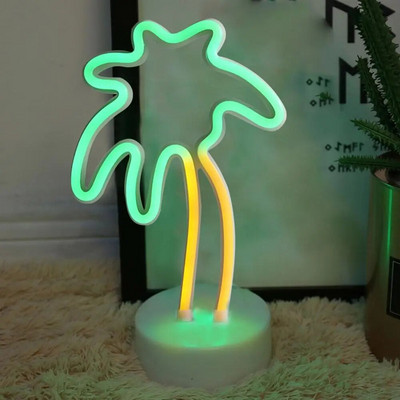 Λάμπα USB LED Νέον Επιγραφή Flamingo Unicorn Φως νέον Επιτραπέζιο φωτιστικό μπαταρίας τροφοδοσίας για παιδιά Παιδική διακόσμηση κρεβατοκάμαρας