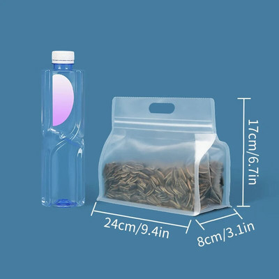 1 vnt Maisto užtrauktuku užsegami maišeliai laikymo maišeliai Daugkartinio naudojimo šaldytuvas Organizatorius Vaisių grūdai Šviežiai išlaikantis plastikinis laikymo konteineris didmeninė prekyba