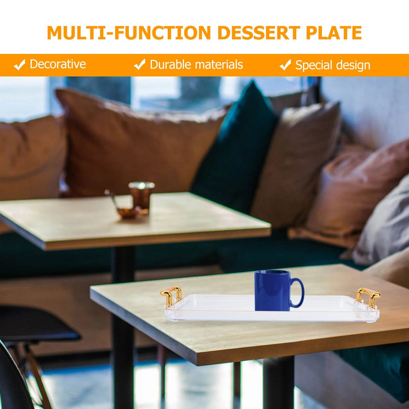 Pladanj Nakit Posluživanje Otomanski Desertni tanjur Organizator Izlog za umivaonik Delikatni batlerov stol Pladanj za kavu Kuhinjski doručak