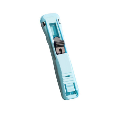 Jäljeta klammerdaja Metallklambriga Push Clipper Paberi fikseerimine Korraldatav klammerdaja Korduvkasutatav kaasaskantav Push Clamp Kontori hoiutarvikud