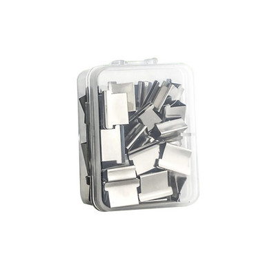 Jäljeta klammerdaja Metallklambriga Push Clipper Paberi fikseerimine Korraldatav klammerdaja Korduvkasutatav kaasaskantav Push Clamp Kontori hoiutarvikud