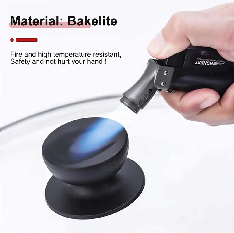 1/2 tk Klaasist kaane kaane nupp kork poti kaas nupp panni kaas hoidesäepide universaalne asendus-tõstekäepide kööginõude jaoks