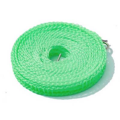 Neslidžios, vėjui atsparios drabužių linijos Audinių džiovinimo stovas Lauko skalbinių virvė su įtempikliu Nešiojamų kelionių drabužių linija vėdinimo virvė