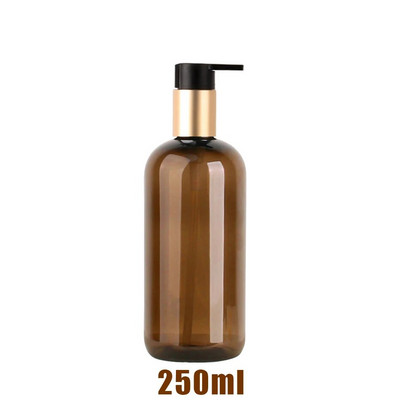 Flacon dozator de capacitate mare de 250/500 ml, loțiune lichidă, șampon, săpun, sticle pentru presă, sticle portabilă reîncărcabilă pentru călătorie de hotel