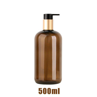 Flacon dozator de capacitate mare de 250/500 ml, loțiune lichidă, șampon, săpun, sticle pentru presă, sticle portabilă reîncărcabilă pentru călătorie de hotel