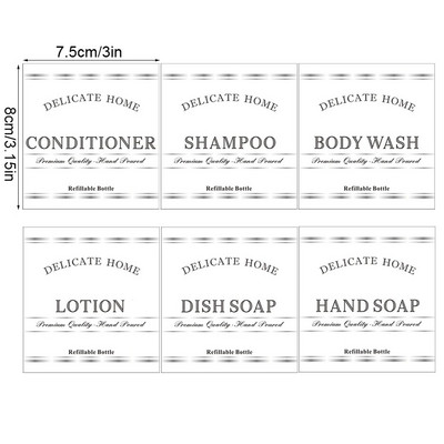 Flacon dozator de capacitate mare de 250/500 ml, loțiune lichidă, șampon, săpun, sticle pentru presă, sticle portabilă reîncărcabilă pentru călătorie de hotel