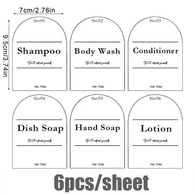 Flacon dozator de capacitate mare de 250/500 ml, loțiune lichidă, șampon, săpun, sticle pentru presă, sticle portabilă reîncărcabilă pentru călătorie de hotel