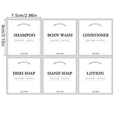 Flacon dozator de capacitate mare de 250/500 ml, loțiune lichidă, șampon, săpun, sticle pentru presă, sticle portabilă reîncărcabilă pentru călătorie de hotel
